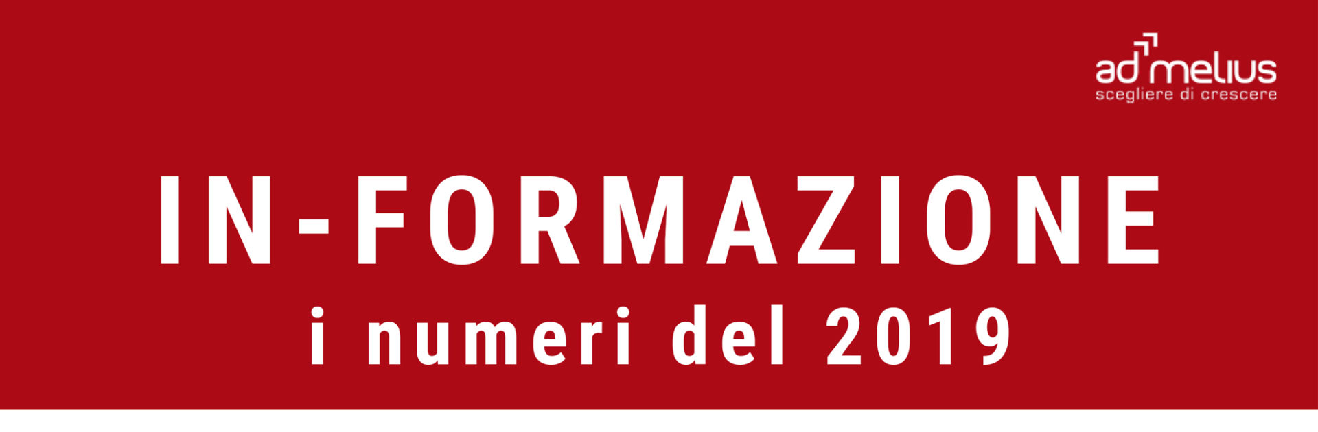 IN-FORMAZIONE: i numeri del 2019