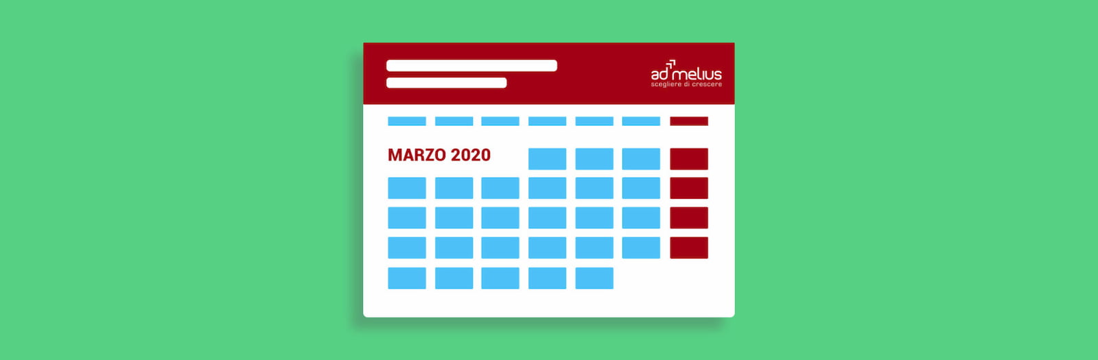 CALENDARIO EVENTI MARZO 2020