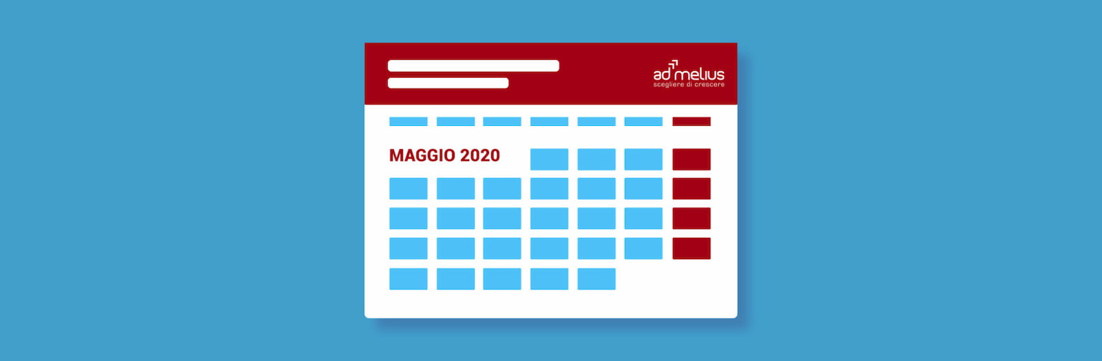 CALENDARIO EVENTI MAGGIO 2020