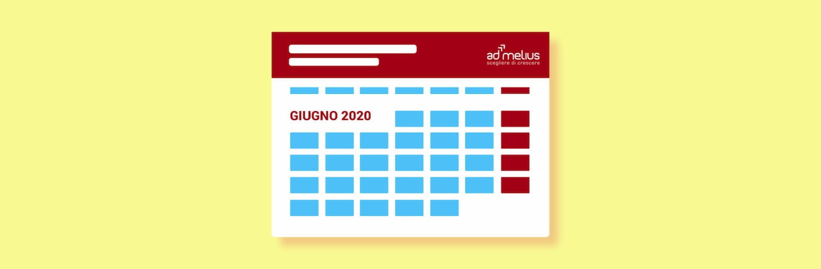 CALENDARIO EVENTI GIUGNO 2020