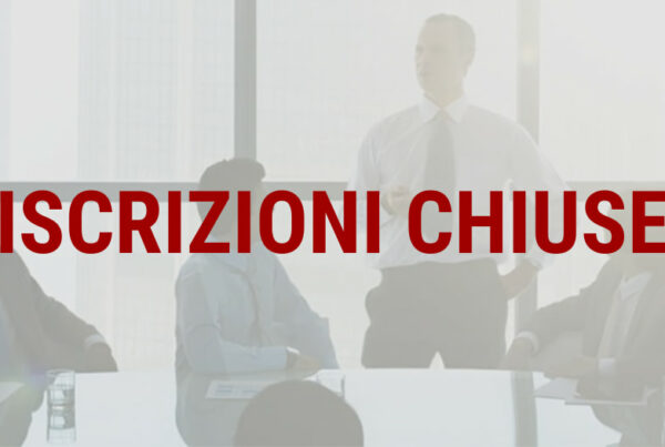 corso dirigenti ISCRIZIONI CHIUSE