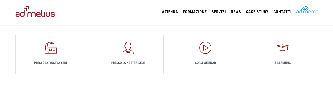 pagina formazione ADMELIUS